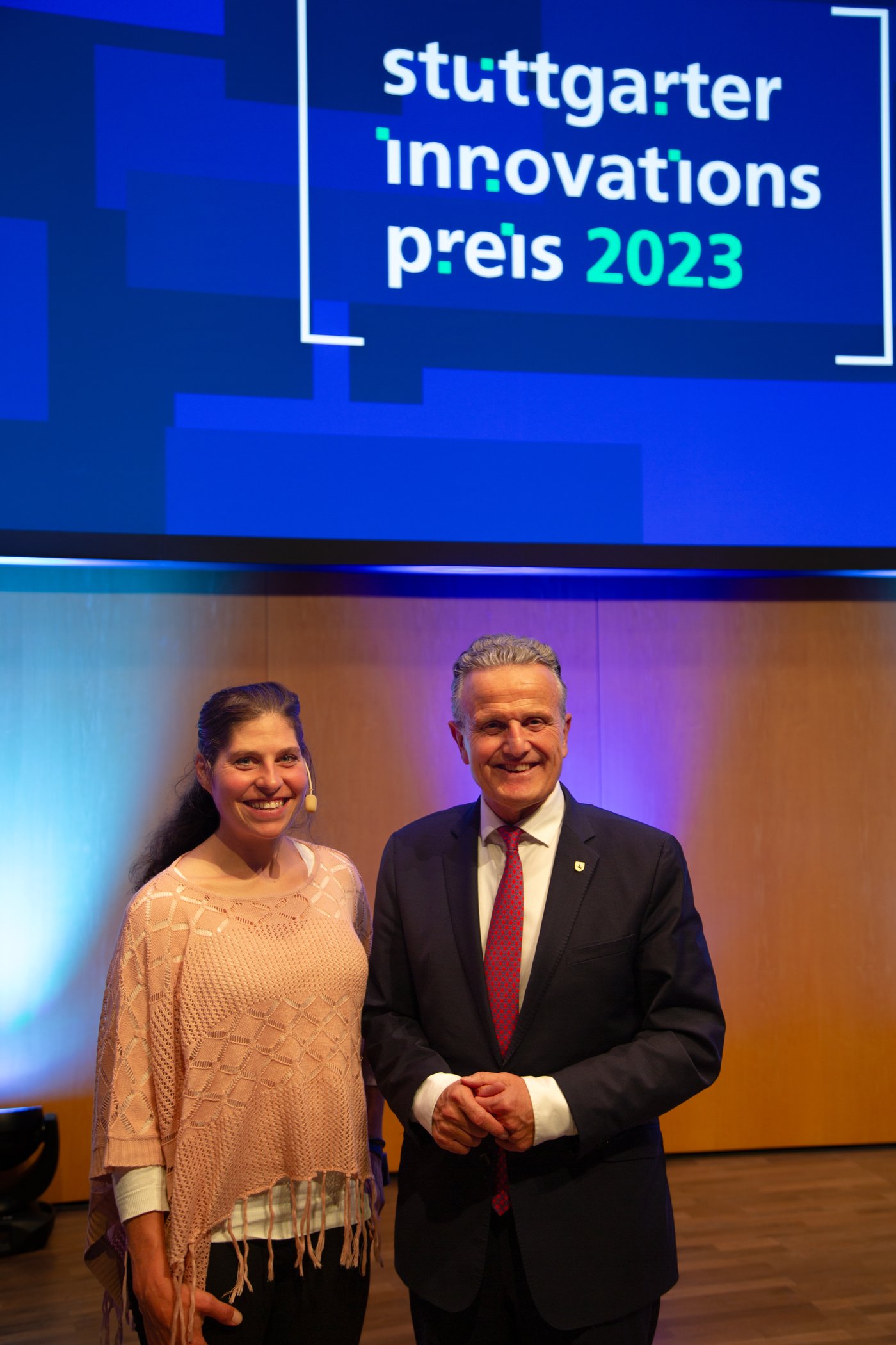 Elisabeth Brandau bei der Preisverleihung